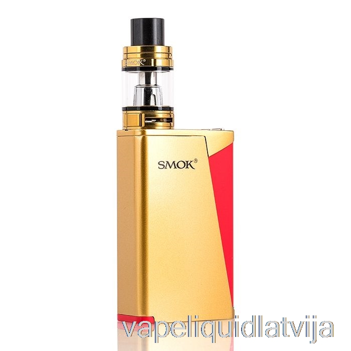 Smok H-priv Pro 220w Tc Startera Komplekts Zelta/sarkans Vape šķidrums